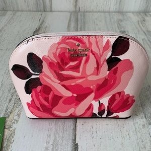 Kate Spade Floral cosmetic bag
